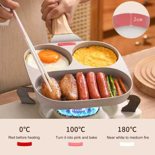 Egg Burger Maker Pan Non-stick Breakfast Making Pan Easy To Clean Kitchen Tools for Gas Stove and Induction Cookware Accessories 1