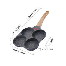 Egg Burger Maker Pan Non-stick Breakfast Making Pan Easy To Clean Kitchen Tools for Gas Stove and Induction Cookware Accessories