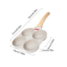 Egg Burger Maker Pan Non-stick Breakfast Making Pan Easy To Clean Kitchen Tools for Gas Stove and Induction Cookware Accessories