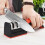 Kitchen 3-Segment Knife Sharpener Household Multi-Functional Hand-Held Three-Purpose Black Sharpening Stone 1