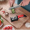 Kitchen 3-Segment Knife Sharpener Household Multi-Functional Hand-Held Three-Purpose Black Sharpening Stone 3