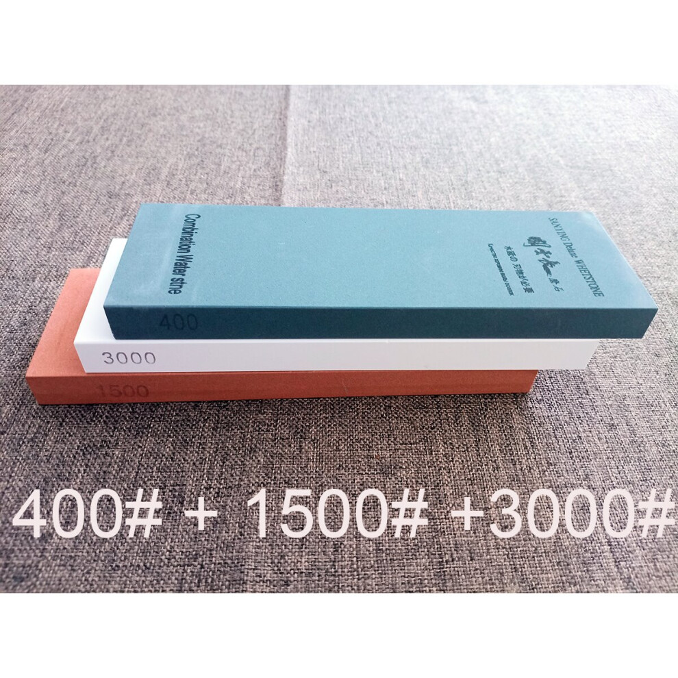 (A-40015003000) Handwork Millstone 400#-8000# Outdoor Kitchen Knife Sharpener Whetstone Water Grinding Stone 180*60*15Mm / 7*2*0.5Inches 4853843627073