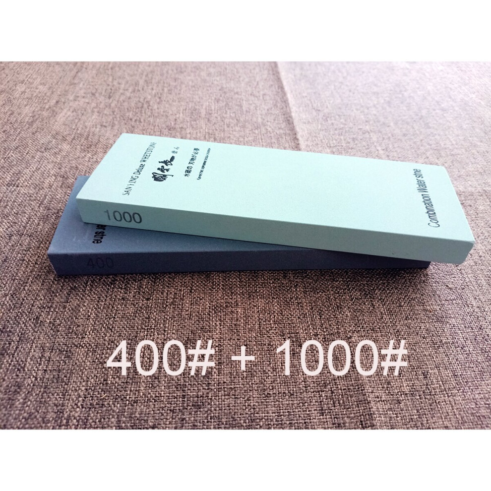(A-4001000) Handwork Millstone 400#-8000# Outdoor Kitchen Knife Sharpener Whetstone Water Grinding Stone 180*60*15Mm / 7*2*0.5Inches 4853843627059