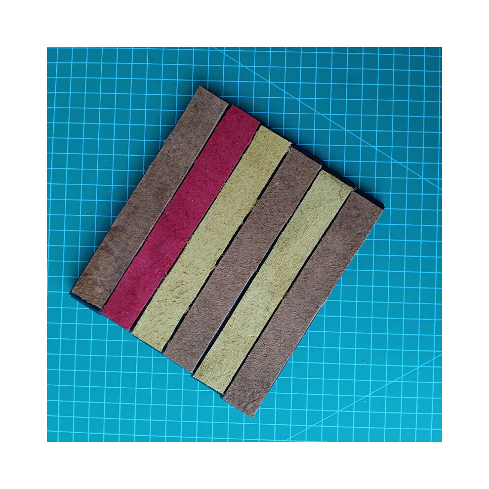 (A-6Pcs Leather) Cowhide Oil Genuine Leather Strop Compound For Ruixin Pro Knife Sharpener Sharpening Stone Metal Polishing Paste Color Random 4853843711659