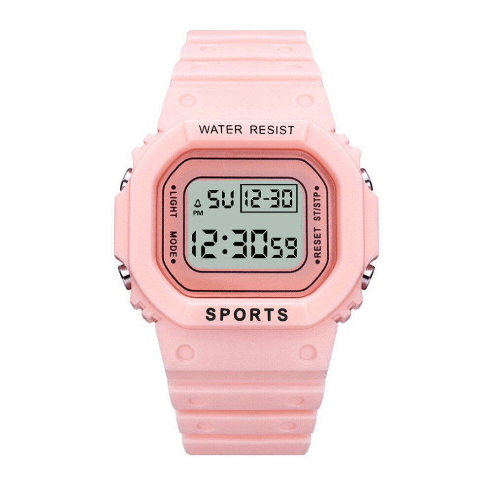 Sports Electronic Wrist Watch Led Digital Ladies Watch Candy Multicolor Student Wristwatch Silicone Electronic Watch-image-OPC-PBTJBMP-NEW