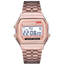 Zegarek Damski F-91W Stainless Steel Watch For Men LED Digital Watches Electronic Women Wrist Watch Sports Relogio