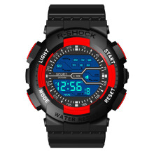 Eillysevens Men Electronic Sport Watch 30m Waterproof Business Digital Watches Led Alarm Clock Electronic Sport Watch