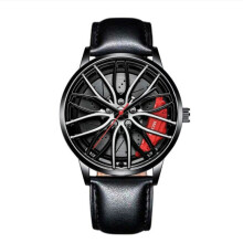 Men Watches Leather Watch Digital Quartz Temperament Men's Watch Gift Montre Homme Relogio Masculino