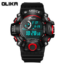 Outdoor Sport Watch Men Clock Multifunction Watches Alarm Chrono 5Bar Waterproof Digital Watch Reloj Hombre A3913