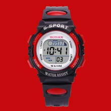 Colourful Waterproof Sport Watch For Mens Military Double Display Cold Light Electronic Mechanical Wristwatches Digital
