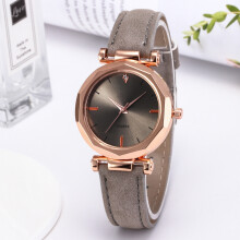 Hot Fast Women Leather Casual Watch Analog Quartz Crystal Wristwatch Quartz Wrist Watches Women Valentine Giift