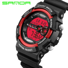 Sanda Sport Digital Watch Men Waterproof Famous Led Electronic Military Wrist For Relogio Masculino