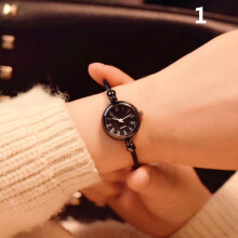Bracelet Watch Winding Small Watch Female Middle School Students Casual Style Temperament Waterproof Watch