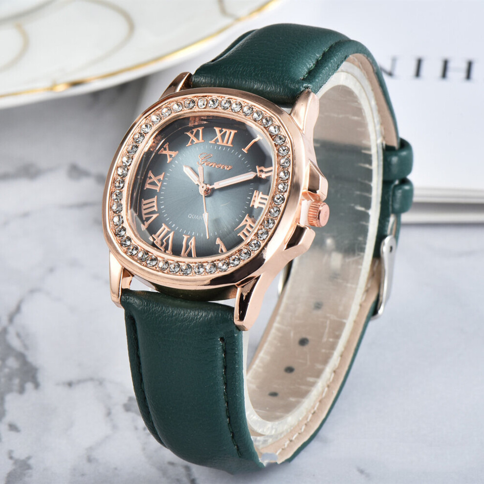 Women's Diamond Top Watches Casual Sport Watch For Women Ladies Silicone Quartz WristWatch montre femme-image-OPC-PBTJHDR-NEW