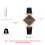 Women Small Watches Casual Leather Analog 5