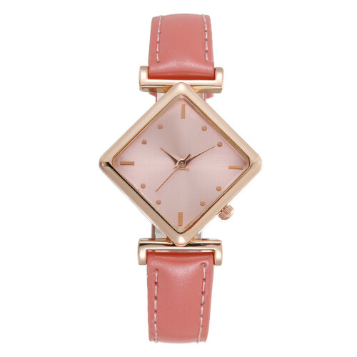 Women Small Watches Casual Leather Analog 2