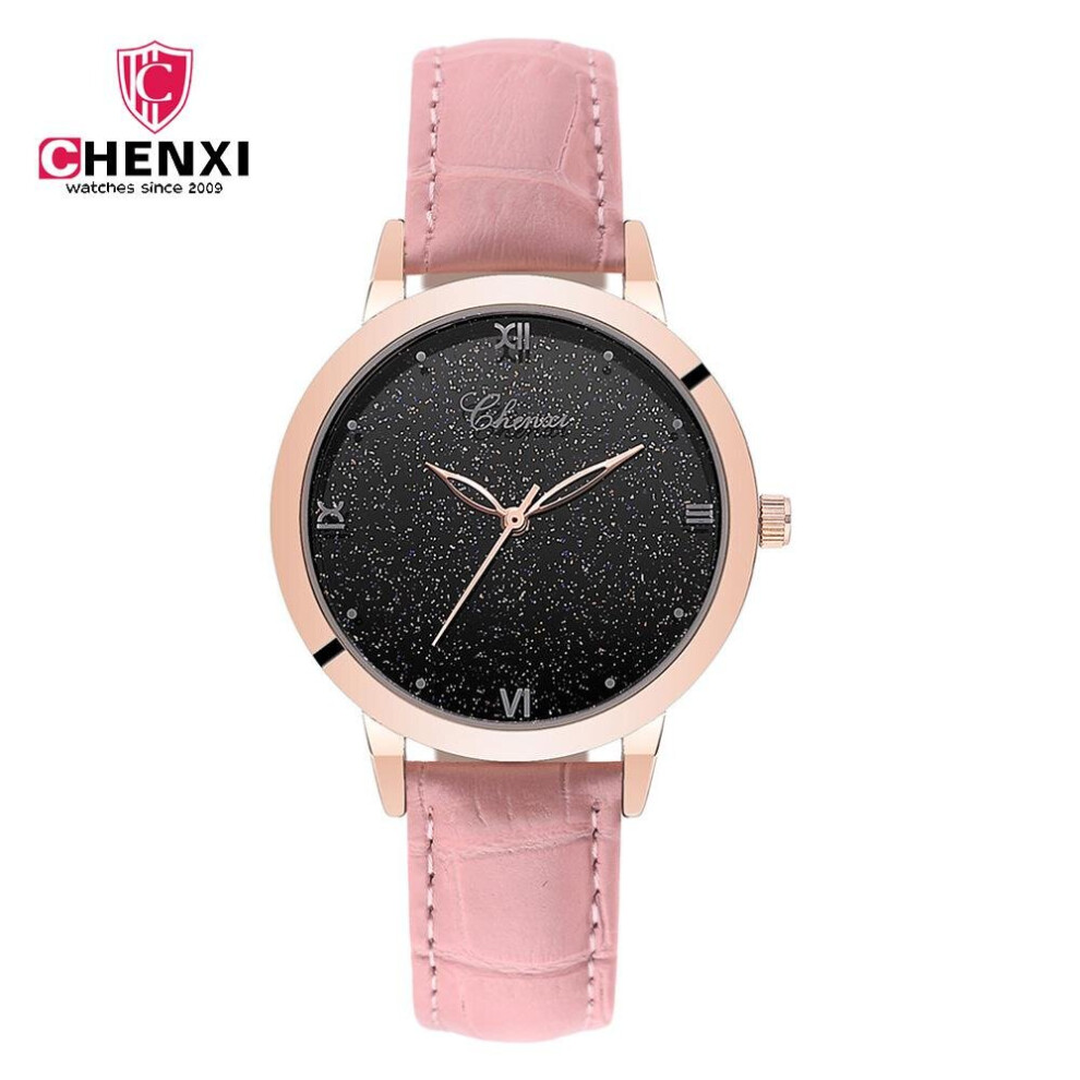 CHENXI Quartz Watch Women Leather Strap Waterproof Gift for Girl Wristwatch Dress Ladies Watch montre femme 302L-image-OPC-PBTJJMF-NEW