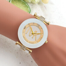 Watches For Women Silicone Diamond Water Proof Digital Quartz Wristwatches Ladies Montre Femme Gift