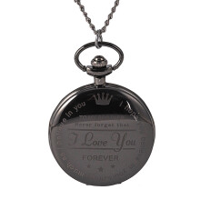 Personalized Pattern Steampunk Retro Vintage Quartz Pocket Watch Roman Numerals Pocket Watch 'TO MY Brother' Boys Watch Gift