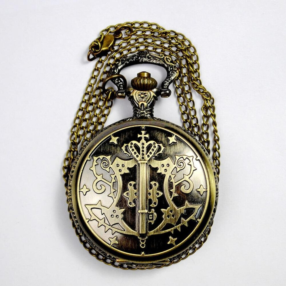Retro Double-sided Engraving Magic Wands Classical College Wind Men And Women Large Pocket Watches Patterns-image-OPC-PBTJKZ5-NEW