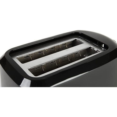 Black 2 Slice Variable Browing Control Toaster Removable Crumbs Tray 1