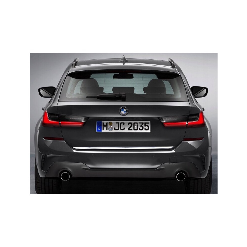 Bmw 3 Touring G21 G81 Station Wagon 19+ Chrome Trunk Trim - Tailgate Accent - Premium 4135743207402
