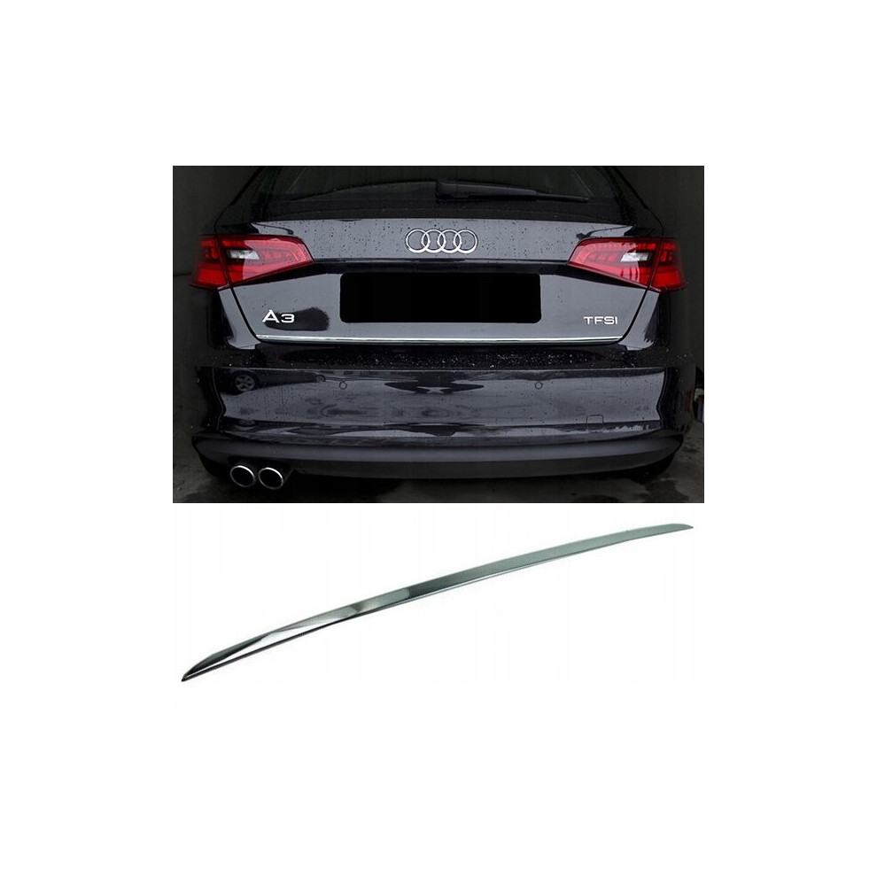 Audi A3 8V - Chrome Trunk Trim - Tailgate Accent - Premium Car Rear Detail-image-OPC-PBTJMFT-NEW