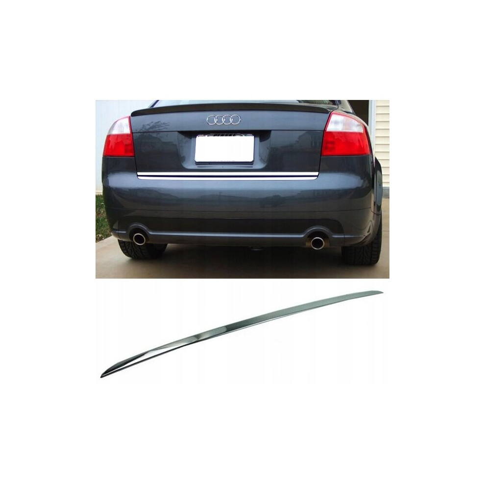 Audi A4 B6 Sedan - Audi A4 B5 Estate Chrome Trunk Trim - Tailgate Accent - Premium Car Rear Detail 4101673619806