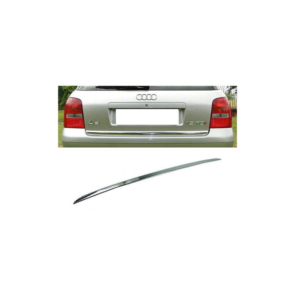 Audi A4 B5 Kombi - Chrome Trunk Trim - Tailgate Accent - Premium Car Rear Detail 4115374927610