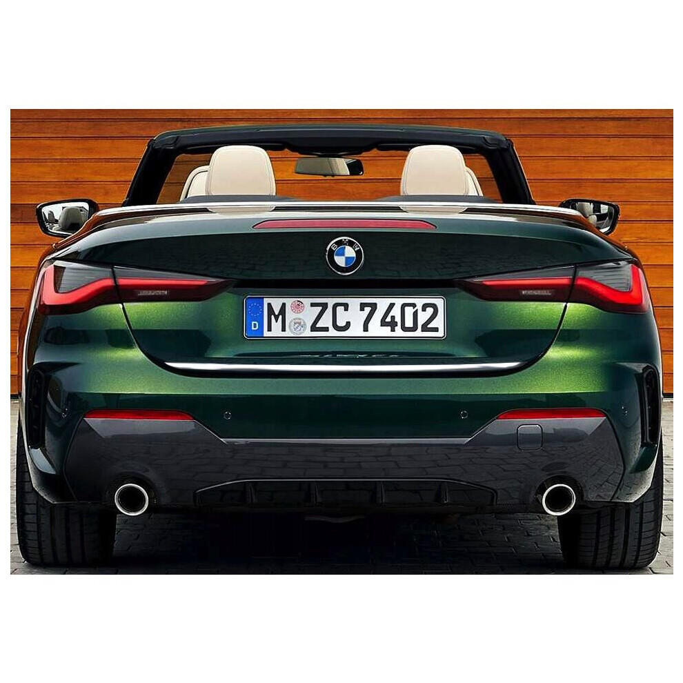 Bmw 4 Convertible 2020+ Chrome Trunk Trim - Tailgate Accent - Premium 4131216199144