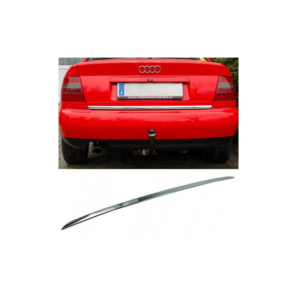Audi A4 B5 8D2 Sedan - Chrome Trunk Trim - Tailgate Accent - Premium Car Rear Detail 4110330292238