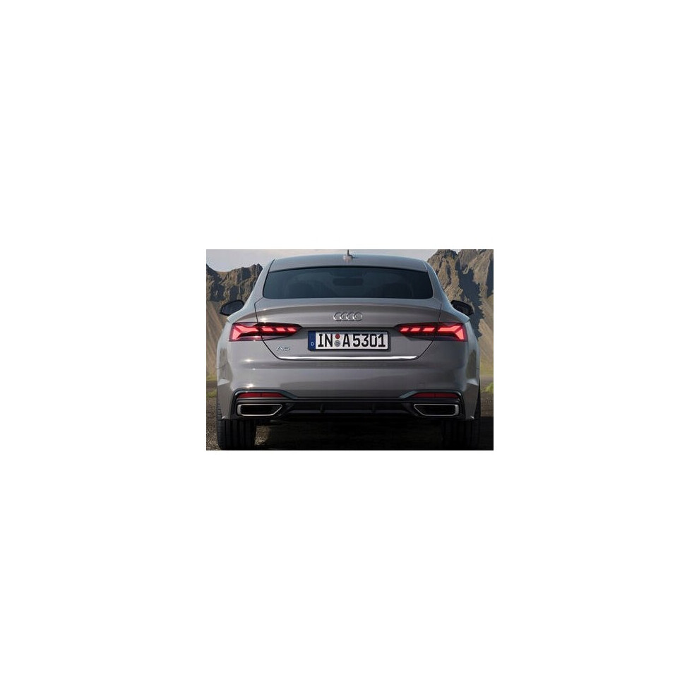 Audi A5 Sportback 2020+ Chrome Trunk Trim - Tailgate Accent - Premium Car Rear Detail 4133309483444