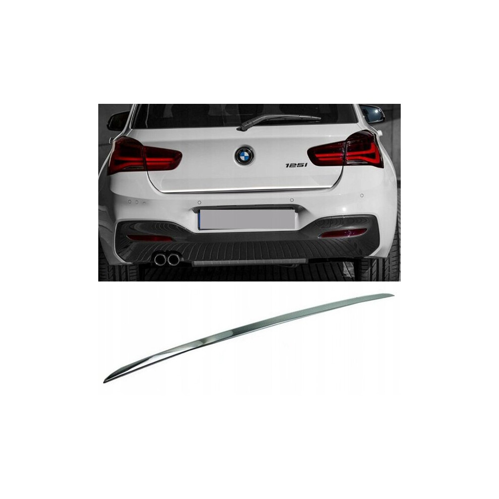 Bmw 1 Series 2016- Chrome Trunk Trim - Tailgate Accent - Premium 4105222868943