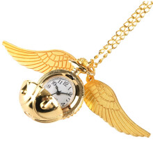 Top Quartz Children's Pocket Watch Ball Snitch Wings Boys Girls Watch Necklace Pendant Colck Kids reloj
