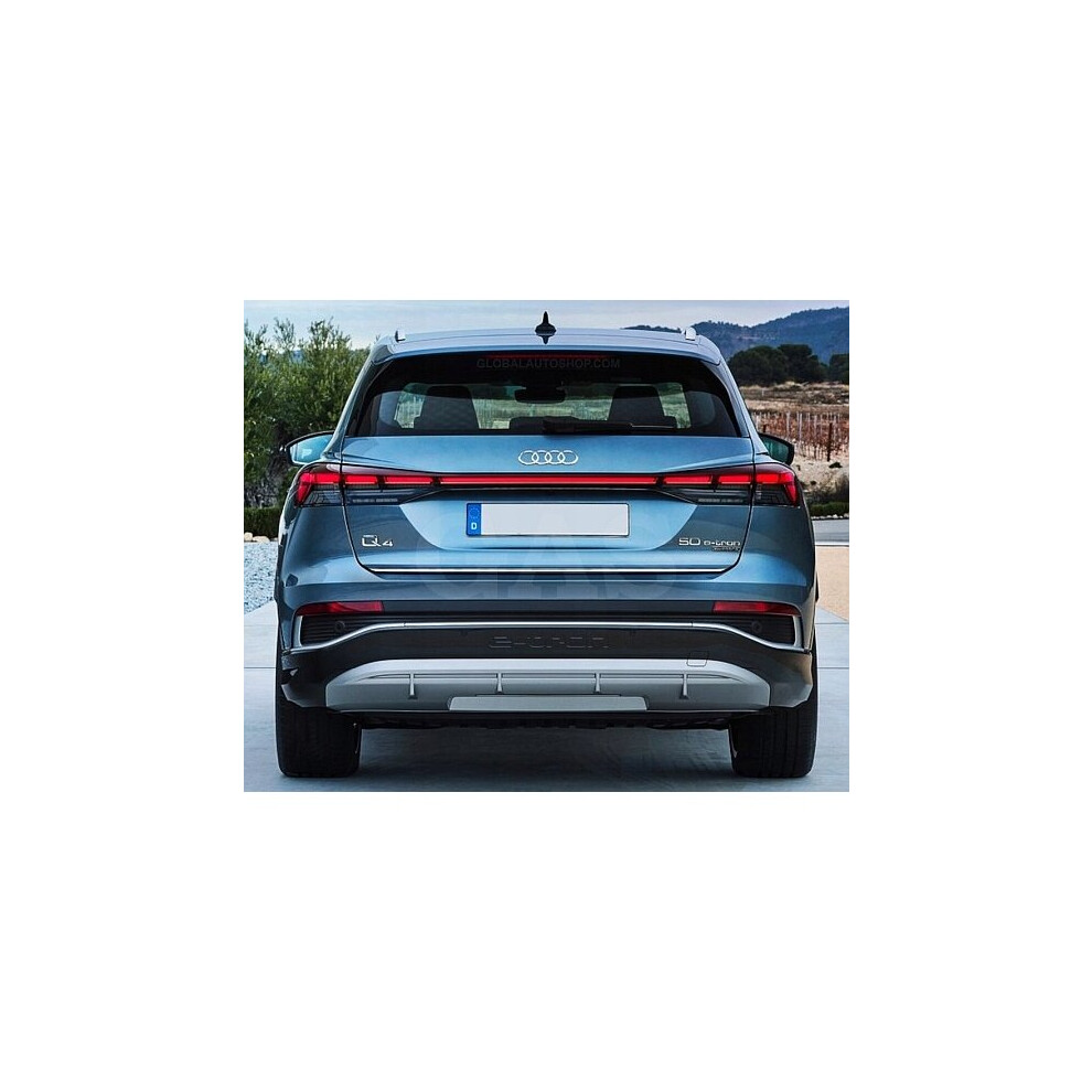 Audi Q4 2020+ Chrome Trunk Trim - Tailgate Accent - Premium Car Rear Detail 4138464648431