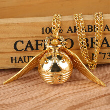 Small Size Beetle with Wings Quartz Pocket Watch Necklace Pendant Kids Watches for Children