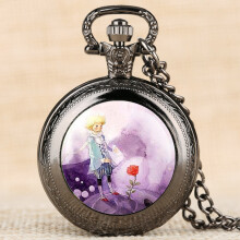 Necklace Mens Pocket Watch Boy Pattern Pocket Watch for Boy Quartz Arabic Digital Pocket Watches for Teenager