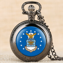 Retro Mens Pocket Watch Eagle Pocket Watch for Boy Quartz Arabic Number Watches for Teenager