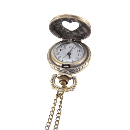Vintage Solid Hinge Metal Hinge Connection Nice Unique Adjustable Comforable And DuraWatch Chain Hollow Love Heart 1
