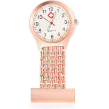 Alloy Pocket Watch Quiet Running Universal Anti-corrosive Anti-rust Stylish Student Fob Watches Clock Alarms with Pin