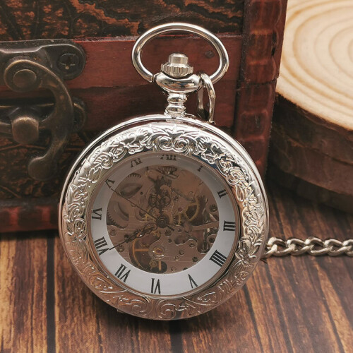 Antique Copper Pocket Watch Mechanical Steampunk Vintage Male Hand Wind ...