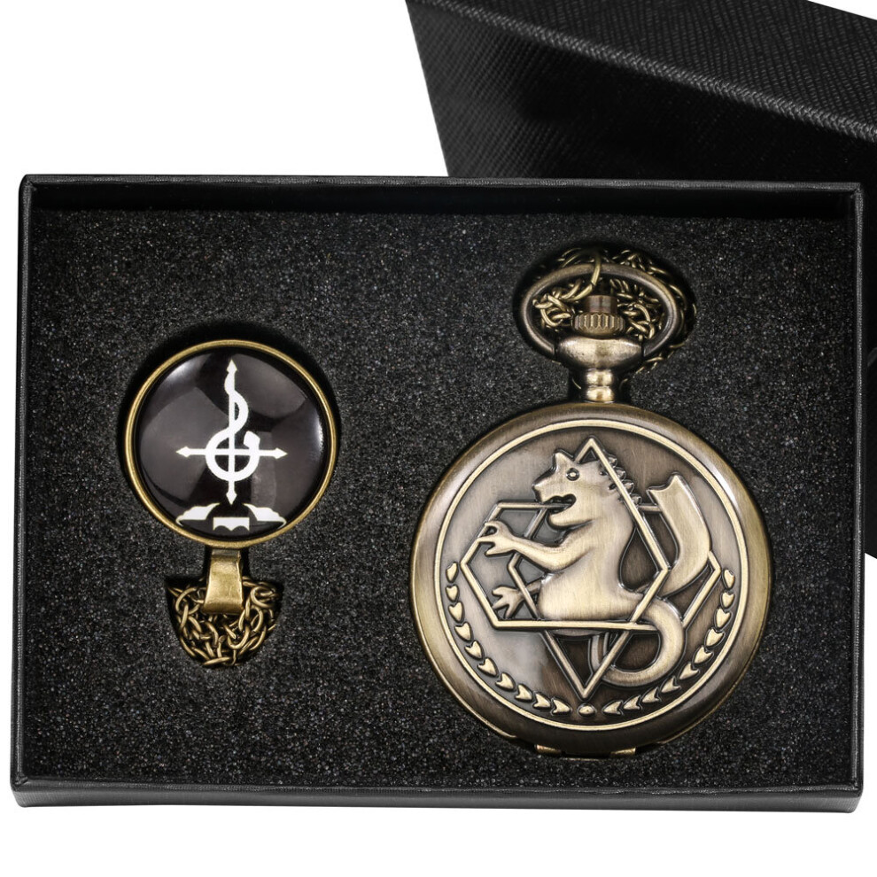 Cartoon Carving Pendant Pocket Watch Roman Numerals Clock Dial Silver Quartz Movement Fob Watch Necklace Gift for Kids-image-OPC-PBTJTKJ-NEW