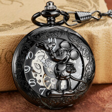Cartoon Pattern Pocket Watch Pendant Steampunk Retro Necklace Pendant Clock for Children Men Women POCKET WATCHE