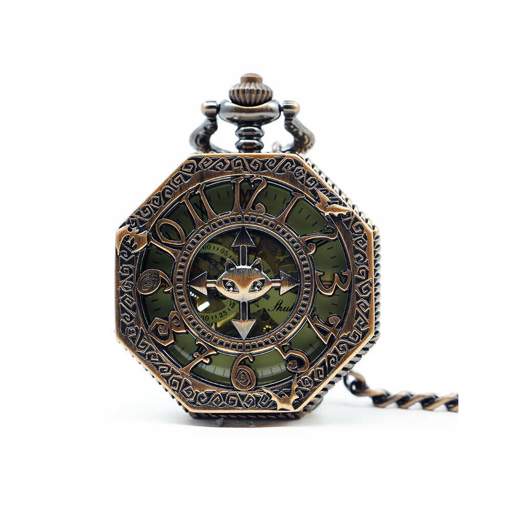 Personalised Retro Pocket Watches Mechacnical Hand-winding Steampunk Antique Vintage Charm Pocket&Fob Watches reloj mec?nico-image-OPC-PBTJTZX-NEW