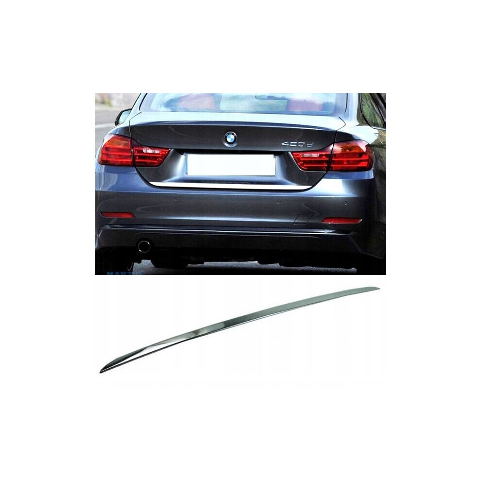 Bmw 4 F32 F33 F82 F83 Chrome Trunk Trim - Tailgate Accent - Premium 4103528192137