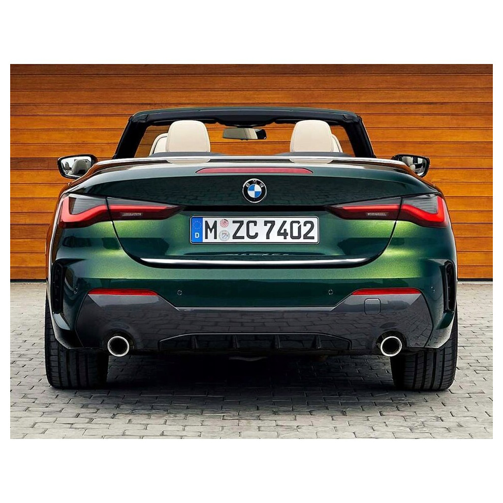 Bmw 5 Convertible 2020+ Chrome Trunk Trim - Tailgate Accent - Premium Car Rear Detail - Shine Enhancer Tuning 4138537764778