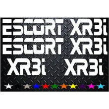 Ford Escort Mk4 XR3i Tailgate Side Stickers Full Set Decals CVH Injection JDM