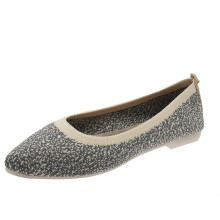 (Beige-7.5) Casual Shoes Women Flat Heel Summer Flats Pointed Toe Espadrille Sneakers Mixed Anti Boat Shoes Driving Shoes