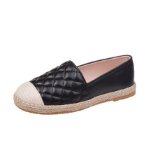 Women Espadrilles Shoes Loafers Autumn Flat Fisherman Shoes Canvas Hemp Slip on Breathable Casual Footwear