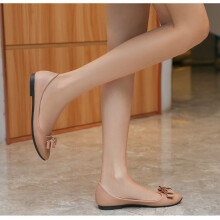 women Pu Shoes OL Loafers Casual Low-heeled Female Sweet Metal Buckle Boat Shoes Size 40 42 43 44 45 46
